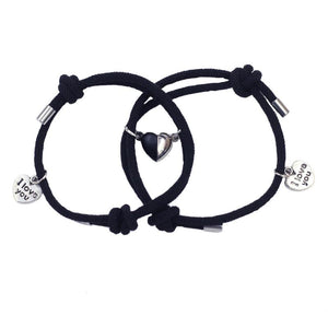 Heart Magnet Couple Bracelets Magnetic Love Bangle Gift