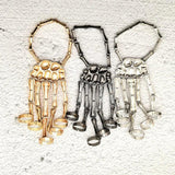 Punk Skeleton Hand Bone Five Finger Ring Bracelet
