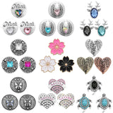 5pcs Rhinestone Mixed Snap Buttons for 18mm Snap Jewelry