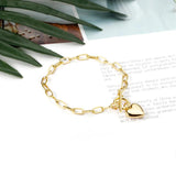 Vintage Stainless Steel Bracelet Steel Ball Pendant Thick Bangle