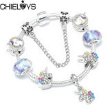Unicorn Series Charm Bracelet For Women DIY Jewelry
