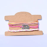 Boho Sea Turtle Cross Shell Bracelet Set for Women