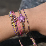 Boho Sea Turtle Cross Shell Bracelet Set for Women