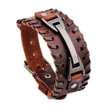 Vintage Punk Leather Bracelet Metal Accessories Personalized Jewelry
