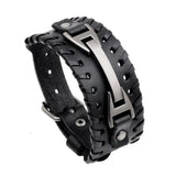 Vintage Punk Leather Bracelet Metal Accessories Personalized Jewelry