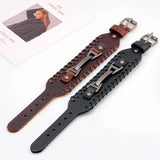 Vintage Punk Leather Bracelet Metal Accessories Personalized Jewelry