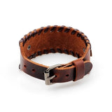 Vintage Punk Leather Bracelet Metal Accessories Personalized Jewelry