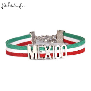Infinity Love Mexico Wrap Bracelet Heart Charm Bracelets