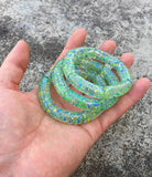 Bohemian Speckled Bamboo Bracelets Set Bangles Summer Jewelry