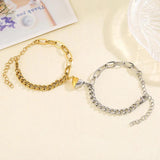 Style Heart Bracelet Magnet Suction Pair for Couples