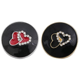 5pc Snap Jewelry Mixed Rhinestone Flower 18mm Snap Buttons for Bracelet Bangle