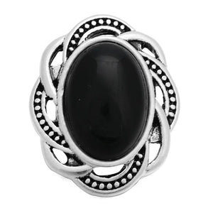 6pcs 18mm Snap Jewelry Mix Styles Metal Snap Buttons Rhinestone Beads Snaps