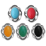 6pcs 18mm Snap Jewelry Mix Styles Metal Snap Buttons Rhinestone Beads Snaps