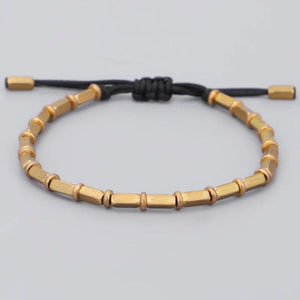 Tibetan Copper Beads Lucky Rope Bracelet OM Jewelry