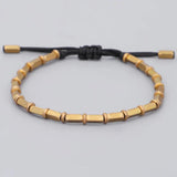 Tibetan Copper Beads Lucky Rope Bracelet OM Jewelry