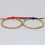 Tibetan Copper Beads Lucky Rope Bracelet OM Jewelry