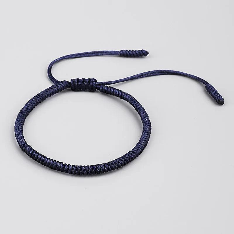 Tibetan Braided Lucky Knots Rope Bracelet for Women Men
