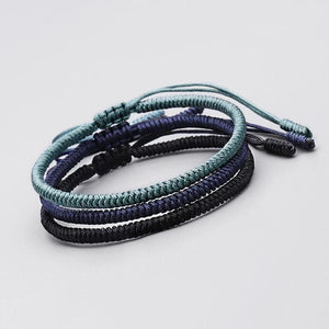 Tibetan Braided Lucky Knots Rope Bracelet for Women Men