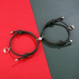 2pcs Magnet Attract Each Other Couple Bracelet Charm Jewelry Gift