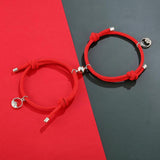 2pcs Magnet Attract Each Other Couple Bracelet Charm Jewelry Gift
