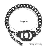 Stainless Steel Couple Handcuff Bracelets