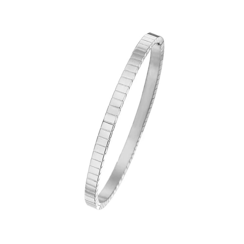 Titanium Steel Wedding Cuff Love Bangles Bracelet