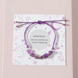 Dainty Chain Pink Quartz Stone Bracelet Boho Jewelry