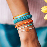 Waterproof Boho Bracelets Set for Women Girls
