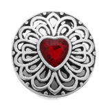 6pcs Snap Button Jewelry 18mm Rhinestone Snaps for Necklace DIY Jewelry