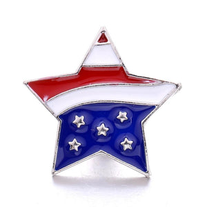5pcs/lot 18mm Metal Snap Buttons Charms for snap bracelet Bangl