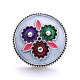 5pcs/lot 18mm Metal Snap Buttons Charms for snap bracelet Bangl