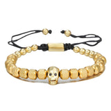 Skull Head Bracelet Stainless Steel Punk Wrist Jewelry
