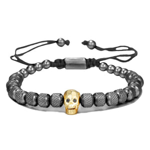 Skull Head Bracelet Stainless Steel Punk Wrist Jewelry