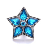 5pcs Alloy Sky Rhinestone Snap Buttons for Women