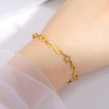 Skyrim Hollow Star Charm Bracelet Stainless Steel Bohemian Hand Jewelry