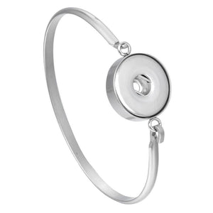 Stainless Steel Snap Button Bracelets for 18mm 12mm Snap Buttons