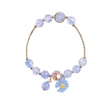 Daisy Bead Bracelet Women's Fresh Flower Pendant Beach Friendship Jewelry