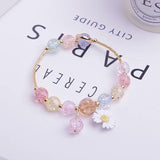 Daisy Bead Bracelet Women's Fresh Flower Pendant Beach Friendship Jewelry