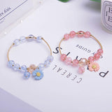 Daisy Bead Bracelet Women's Fresh Flower Pendant Beach Friendship Jewelry