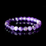 Natural Stone Beads Bracelet Amethyst Crystal Quartzs Aquamarines Agates Jewelry