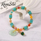 Chinese Crystal Bracelet Ethnic Navy Wrist Woman Jewelry Pendant