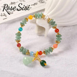 Chinese Crystal Bracelet Ethnic Navy Wrist Woman Jewelry Pendant