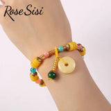 Chinese Crystal Bracelet Ethnic Navy Wrist Woman Jewelry Pendant