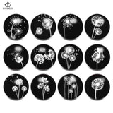 12pcs Red Exotic Pattern 18mm Snap Button Charms For Bracelet Snap Jewelry