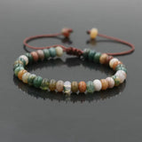 Natural Moonstone Bracelet Tibetan Stone Beads Adjustable Friendship Bracelets