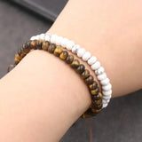Natural Moonstone Bracelet Tibetan Stone Beads Adjustable Friendship Bracelets