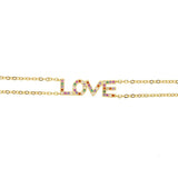 Love Letter Bangle Bracelet for Women Girlfriend