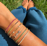 Love Letter Bangle Bracelet for Women Girlfriend