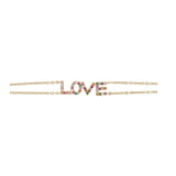 Love Letter Bangle Bracelet for Women Girlfriend