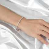 Zircon Stainless Steel Love Bangles Wedding Jewelry